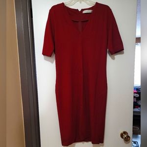 SIMONS Contemporaine dress, burgundy color,  size 12